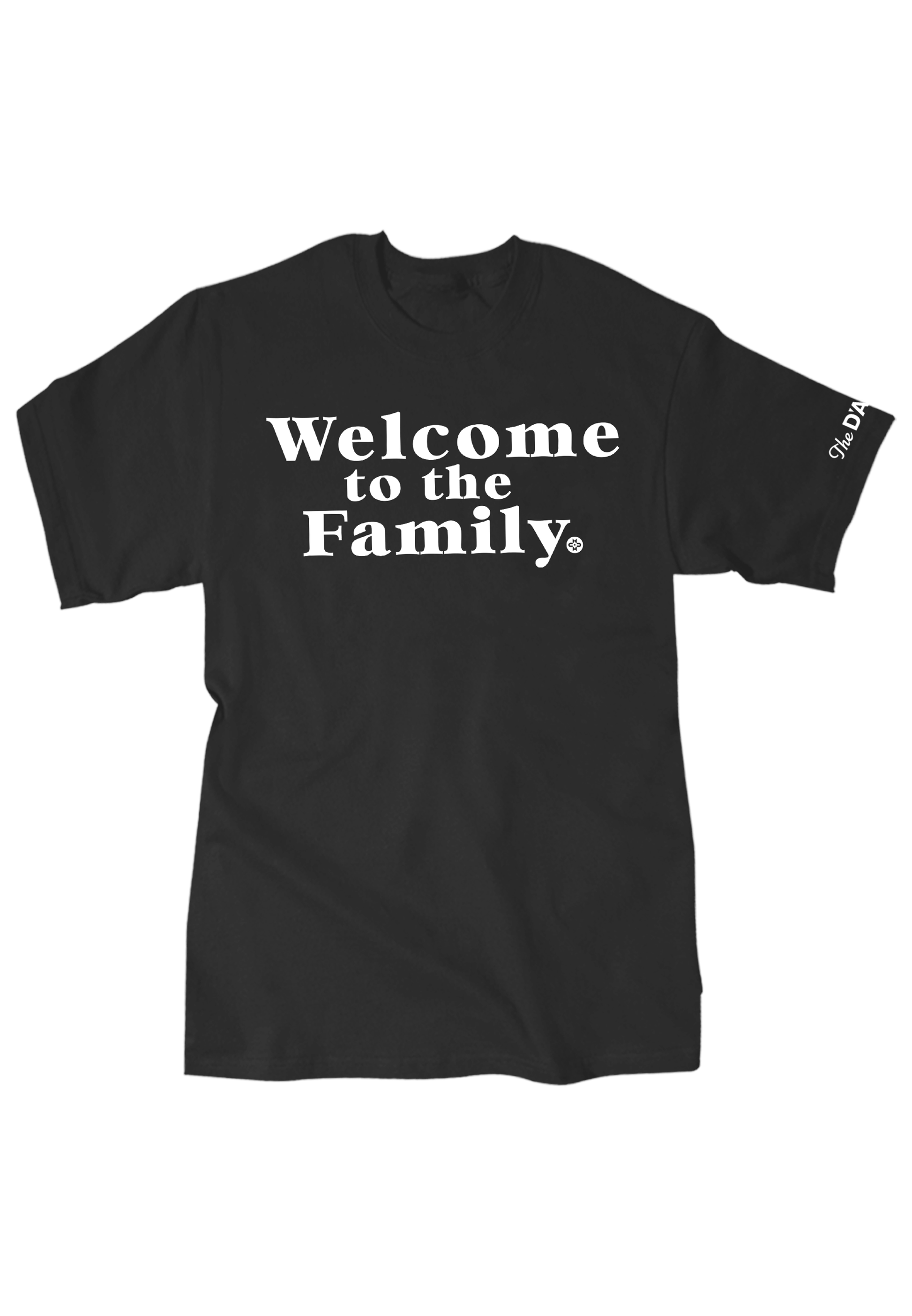 DamFam Welcome Tee - Black and White