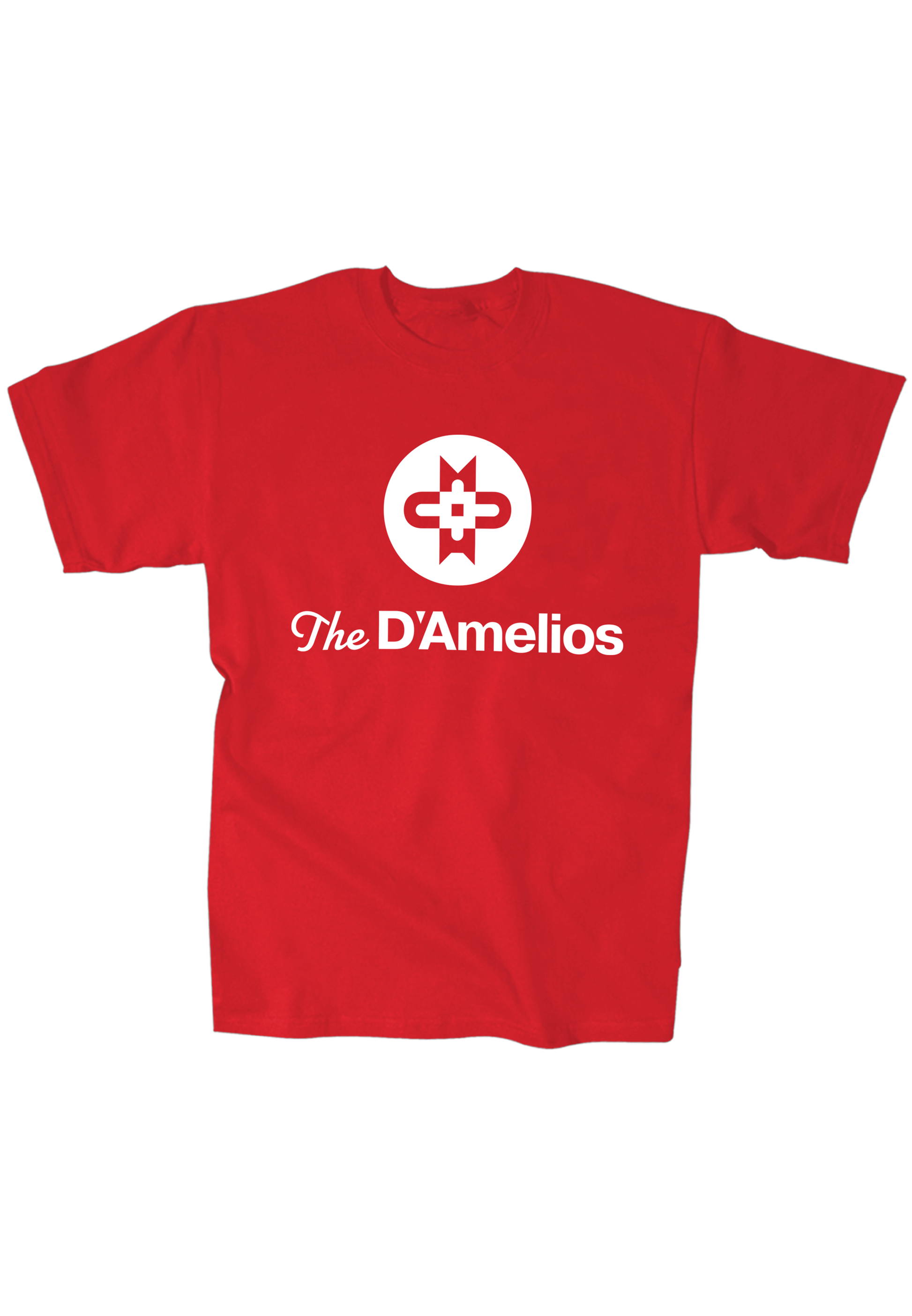 DamFam Logo Tee - Red and White